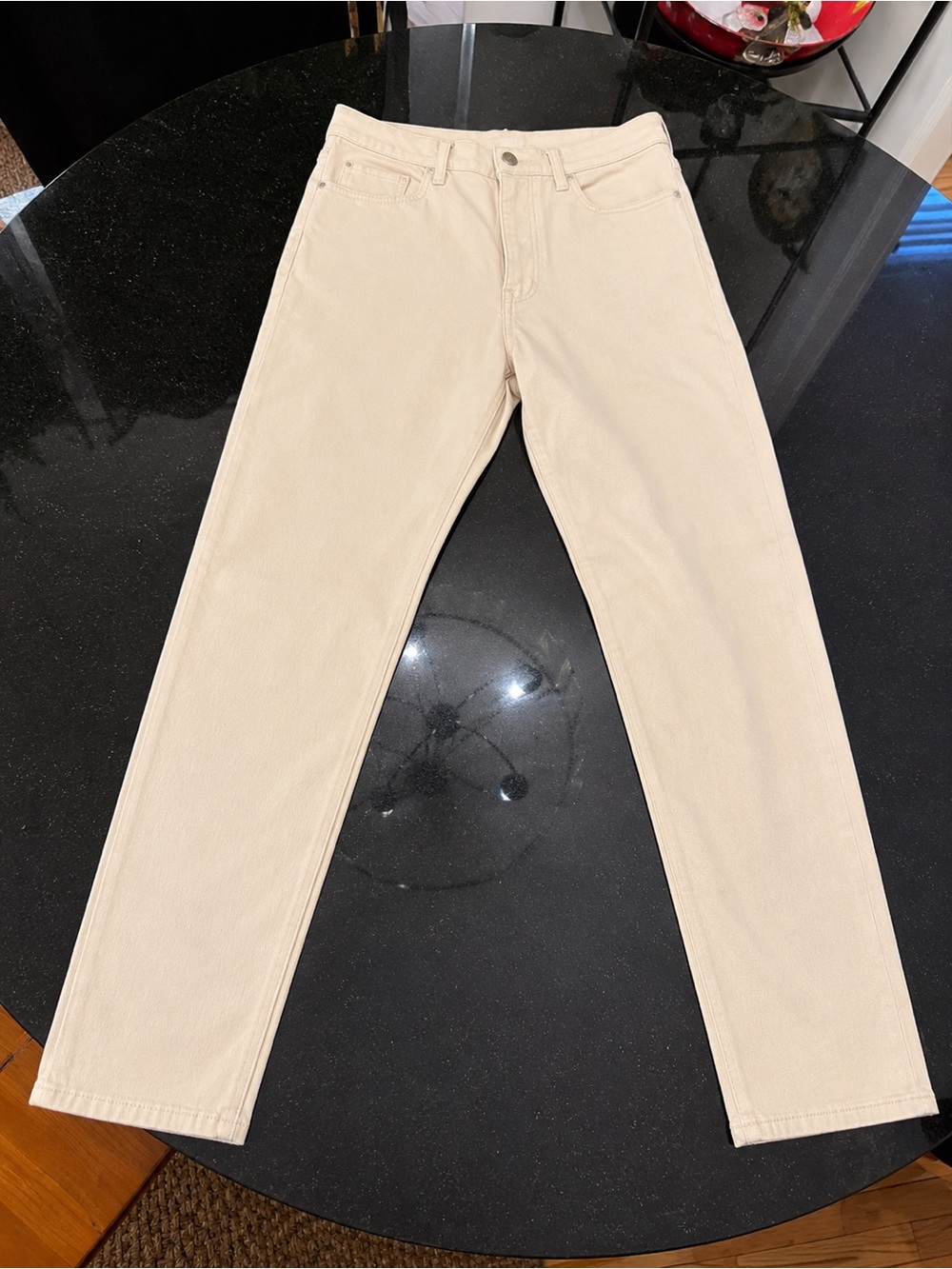 Low Rise J. Galt Beige Corduroy Pants - Small